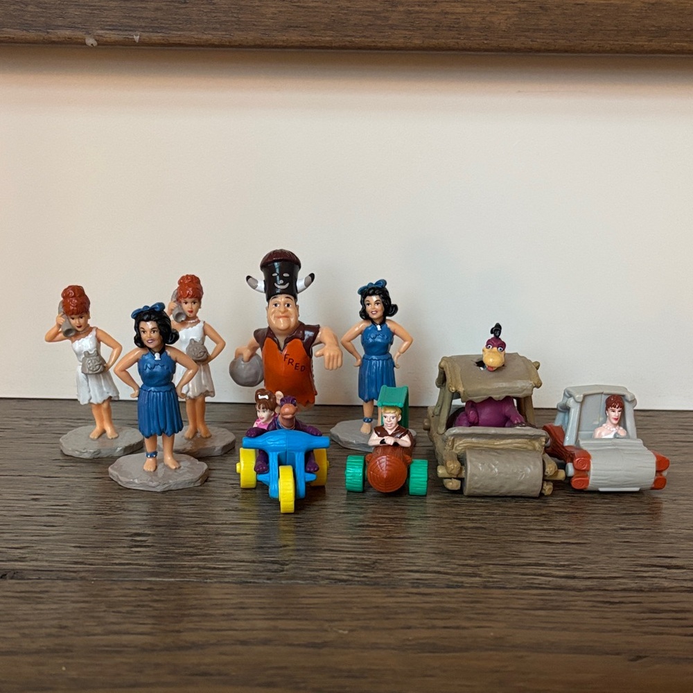 The Flintstones figurines